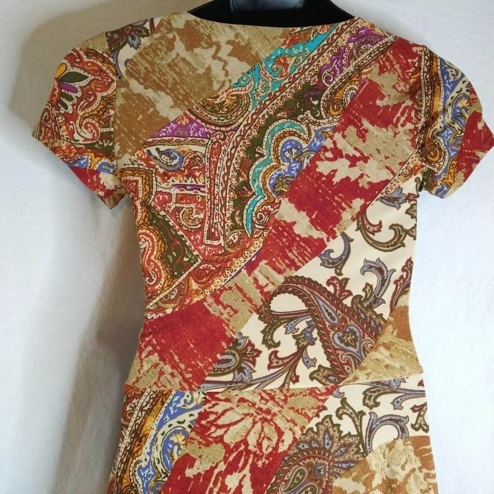 Pretty Ralph Lauren Paisley Print Dress EUC ❤️ - Picture 6 of 12